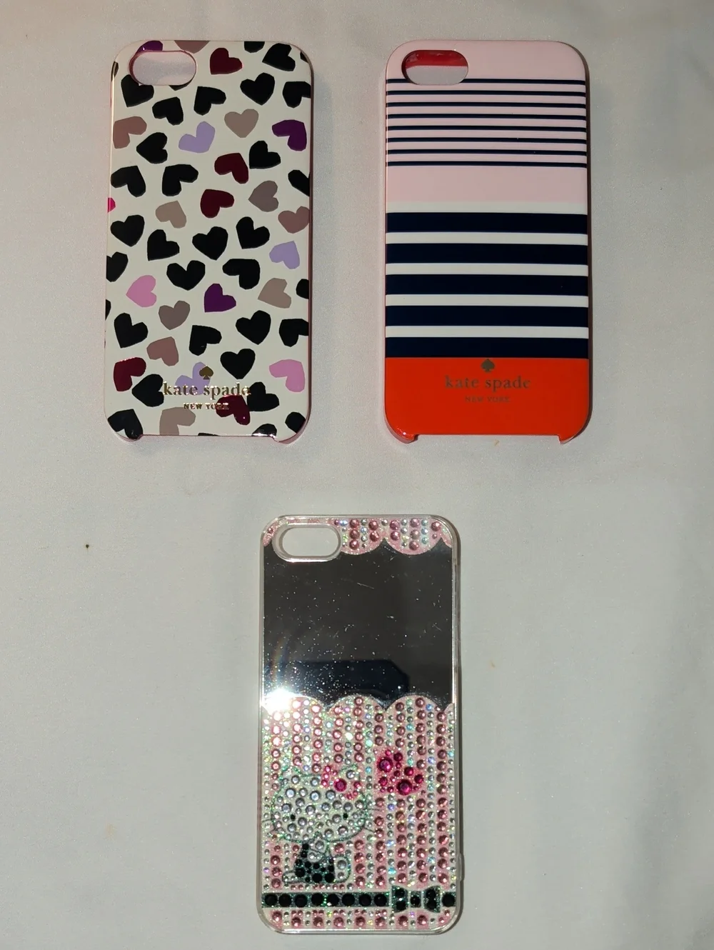 NWOT Kate Spade & Hello Kitty iPhone 5 / 5S / 1st Generation SE (2016) Case Lot